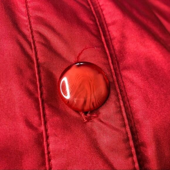 Vintage Size 8 Woodward’s Red Trenchcoat - Picture 3 of 10